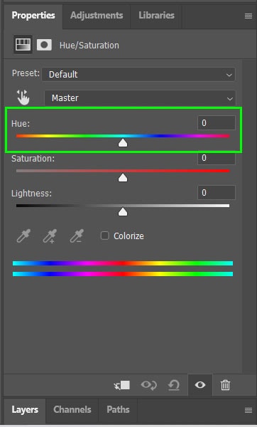 ابزار جایگزینی رنگ به شما امکان می دهد رنگ های خاص را برای تغییر رنگ انتخاب کنید